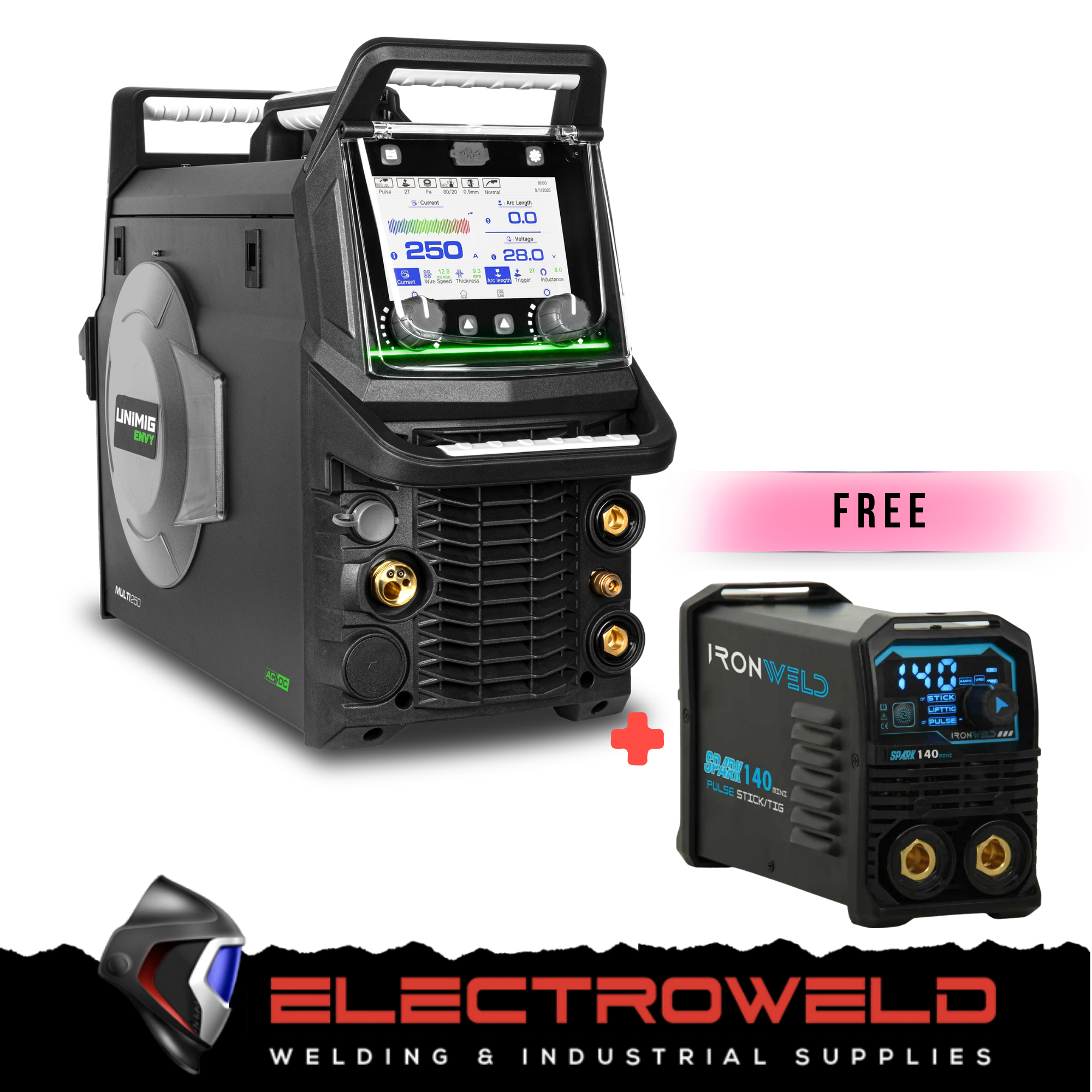 UNIMIG Envy Multi 250 AC/DC Welder U11238 — image 2